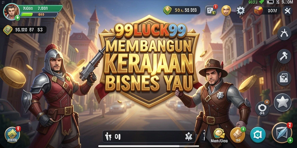 Tampilan gameplay 99LUCK99 yang seru dalam membangun bisnis.