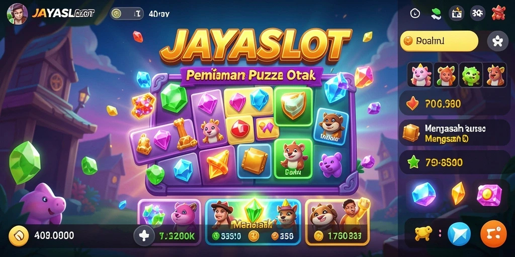 Gameplay seru JAYASLOT menampilkan teka-teki yang menantang.