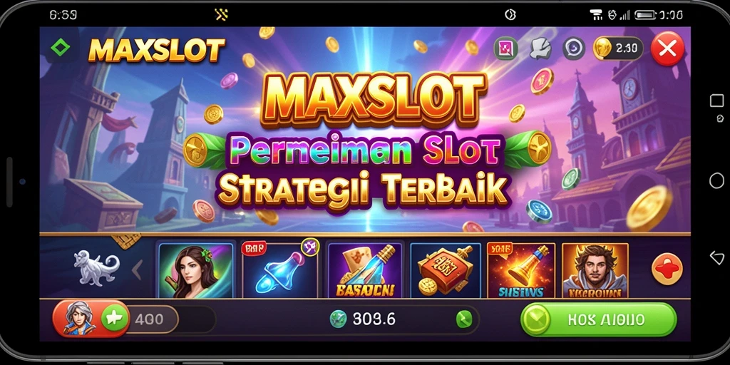 Tampilan gameplay menarik dari game SLG MAXSLOT.