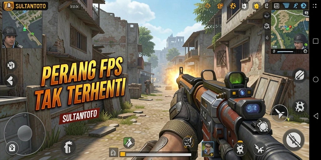 Gameplay seru di medan perang SULTANTOTO.