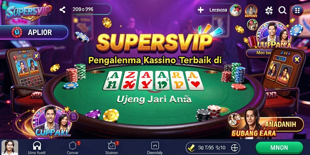 Tampilan gameplay SUPERSVIP yang menarik dan mendebarkan.