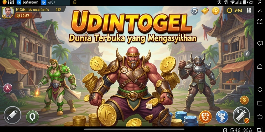 Tangkapan layar gameplay menarik dari UDINTOGEL.