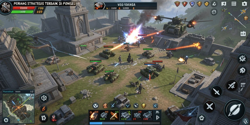 Tampilan dinamis dari gameplay V89 yang menegangkan.